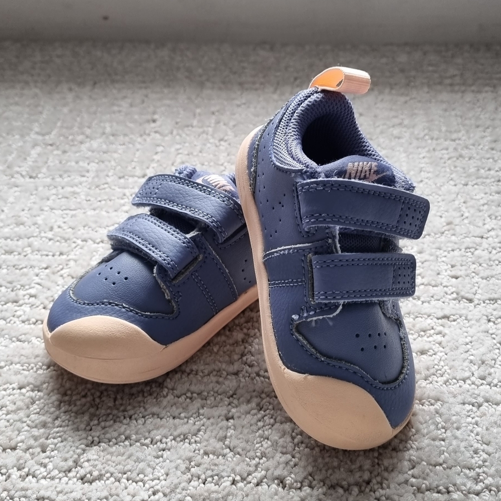 NIKE Toddler girl shoes, blue pink, US size 5C, UK size 4.5, EUR size 21